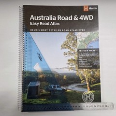 HEMA Australia Road and 4WD Easy Read Atlas 12th Edn Large 29cm x 40cm