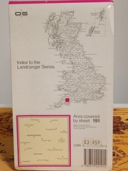 Ordnance Survey, Landranger map 191 Okehampton & North Dartmoor area, acceptable