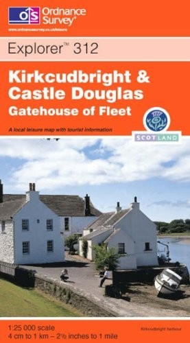 Kirkcudbright and Castle Douglas: Gateho… by Ordnance Survey Sheet map, folded