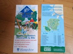 Off Road Cycle Trails Hampshire 12 Map Cards Pocket County Council Gravel Rides