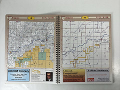 Newaygo County Michigan Land Atlas Plat Book Sportsman Guide Year 2001 by CCI