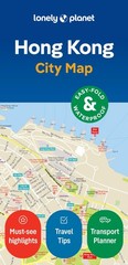 Lonely Planet Lonely Planet Hong Kong City Map (Map) Compact City Planning Maps
