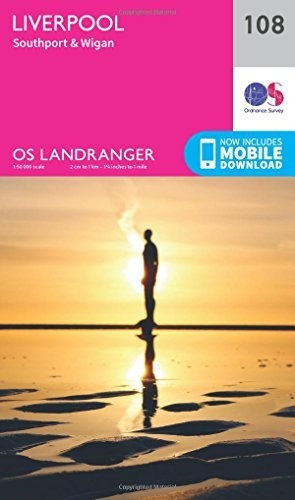 Landranger (108) Liverpool, Southport & Wigan (OS Landrang… by Ordnance Survey