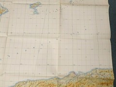 Topographic Tactical Chart Alicante Spain TTC GI-B Large Map 1:500000 Pilots Sea