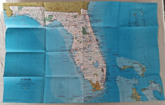 United States Regional Maps Poster National Geo Mag Close Up USA 1970s Classroom