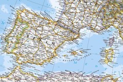 Map Of The Europe European Political Poster Education Geography Wall Chart A1 A2