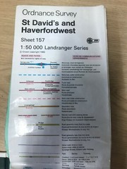 St David’s and Haverfordwest: OS Landranger: 1:50,000 map of Britain: Sheet #157