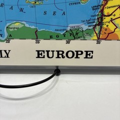 17″ x 22″ Rand McNally Markable Map of Europe and Outline Two-Sided Pre-owned