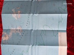 Vintage 1965 IGN France Map Île d’Ouessant Pointe de St-Mathieu Carte 0317