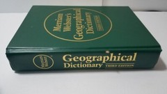 Websters Geographical Dictionary Third Edition Good Shape