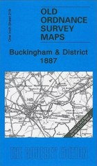 MAP OF Buckingham & District 1887 One Inch sheet 219 by Barrie Trinder NEW