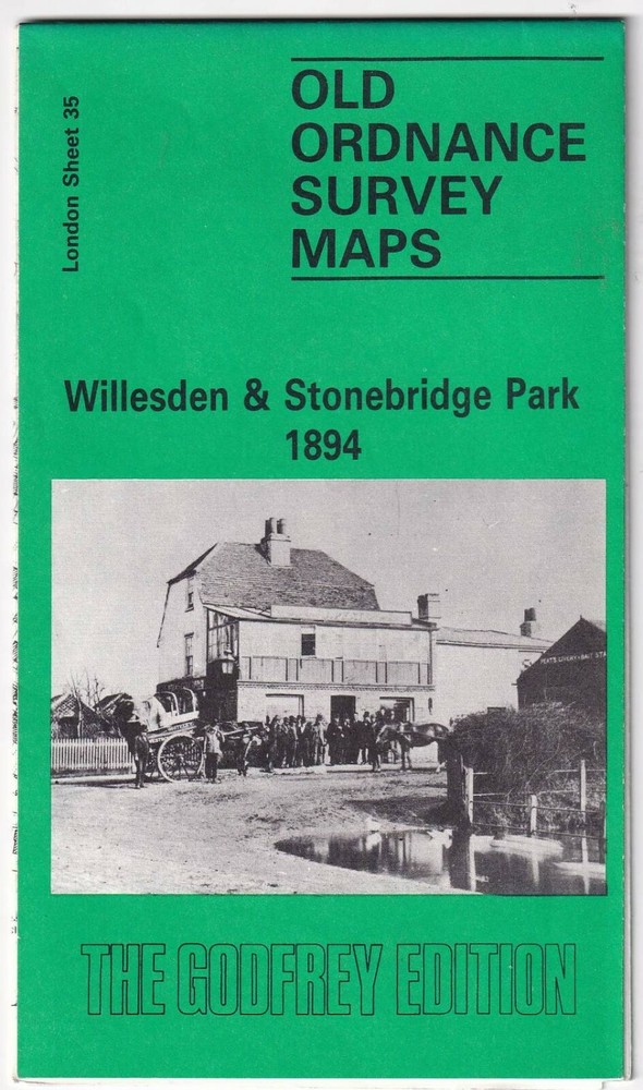 OLD ORDNANCE SURVEY MAPS: WILLESDEN & STONEBRIDGE PARK 1894