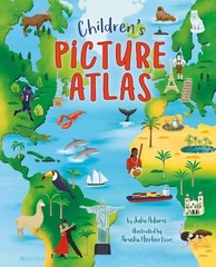 Children’s Picture Atlas by Adams, Julia Hardback Book The Fast Free Shipping