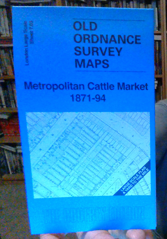 MAP OF Metropolitan Cattle Market 1871-94 London Large Scale 7.03 Pamela Taylor