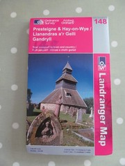 OS LANDRANGER MAP 148 PRESTEIGNE & HAY-ON-WYE ORDNANCE SURVEY