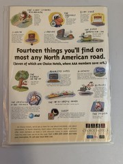 1998 AAA ROAD ATLAS oversized USA Canada Mexico American Automobile Association
