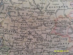 Antique Map. RuSSIA. c1900. VG.