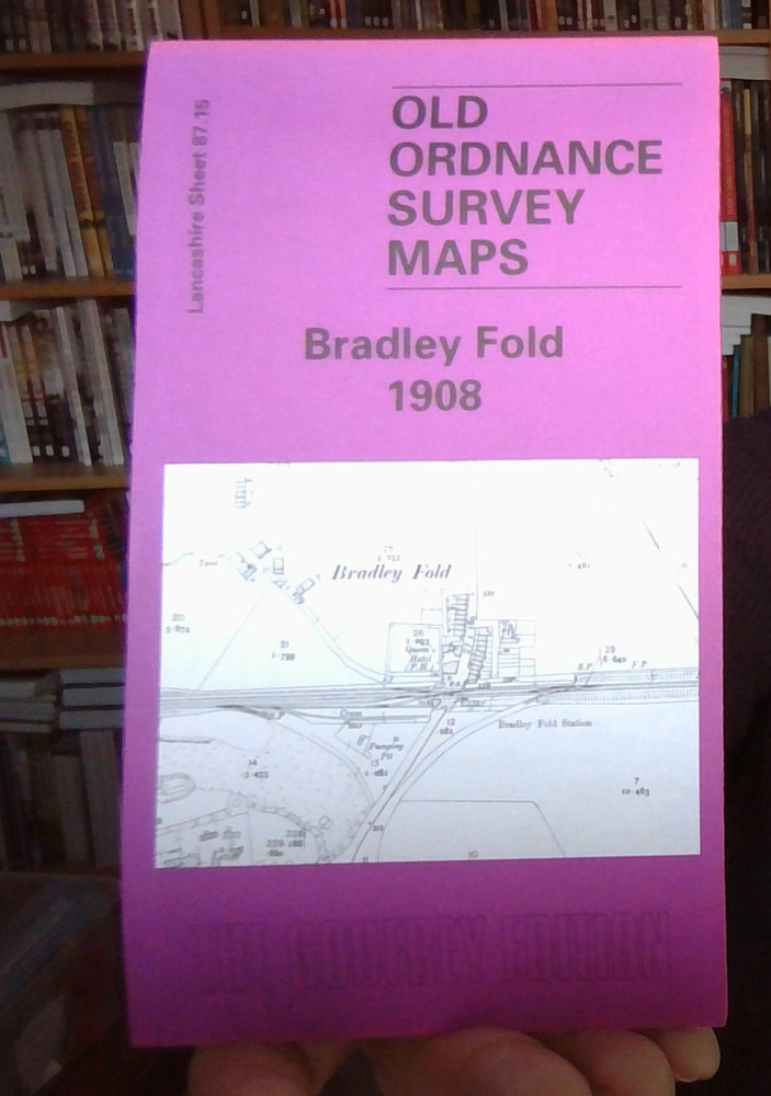 MAP OF Bradley Fold 1908 Lancashire Sheet 87.15 by Paul Hindle NEW 9781841513645
