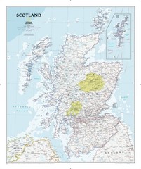 National Geographic Scotland Wall Map – Classic – Laminated (30 x 36 in) (Nat…