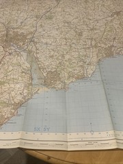 Ordnance Survey Landranger 192 Exeter Sidmouth & Surrounding Area Map 1992 OS