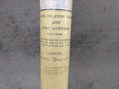 New Authentic NOAA Nautical Soundings in Fathoms Chart 18725 Original Packaging