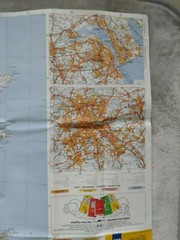 Michelin Yellow Map 402 Midlands, The North, Lake District & Borders 1: 400000