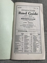 Vintage Maps Bundle x 3 Birmingham England Motorists / Cyclists, AA, Local City
