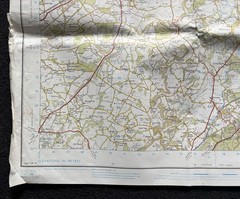 Ordnance Survey / MOD GSGS 1:50,000 Map – Aldershot & Guildford – Sheet 186