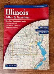 DeLorme Illinois Atlas & Gazetteer Detailed Topographic Maps Back Roads Camping