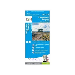 France 0517OT Plougastel-Daoulas / Le Faou PNR Armorique map walking cycling