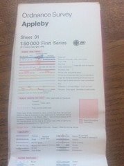 Appleby Teesdale National Park OS Landranger GB Map 1:50000 First Series
