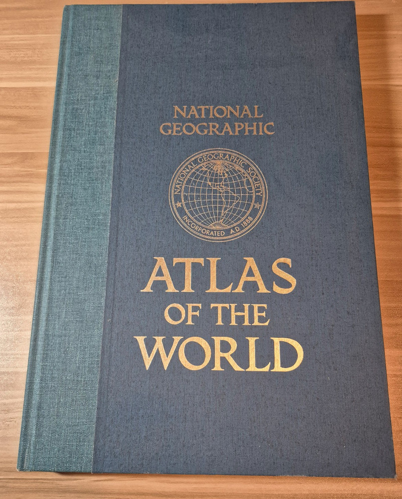1981 5th Edition National Geographic Atlas Of The World Large Hardcover