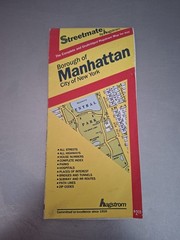 Streetmate By Hagstrom Borough Of Manhattan City Of New York Used VG Condition.