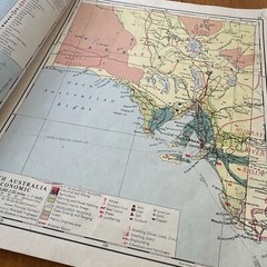 Phillips Australian Commonwealth Atlas Vintage 1955