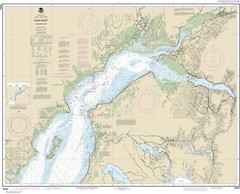 Cook Inlet-northern part | Waterproof NOAA Chart 16660