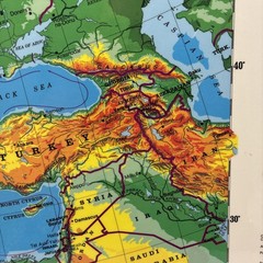 17″ x 22″ Rand McNally Markable Map of Europe and Outline Two-Sided Pre-owned