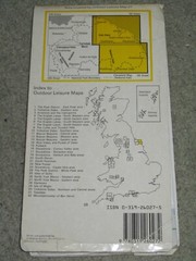 OS Ordnance Survey Outdoor Leisure 27 North York Moors – Eastern area – 1986 edn