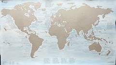 Awesome Maps – Hiking Map Scratch Edition 38x22inch – Free Postage
