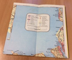 Vintage National Benzole Road Map – The Midlands, Eastern England And Wales