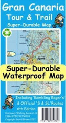 David Brawn Gran Canaria Tour and Trail Map (Map)
