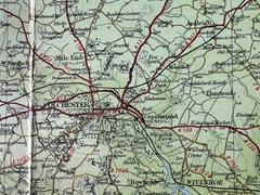 Bartholomew’s Revised “Half-Inch” Contoured Maps – Sheet 16 – Essex – c.1959