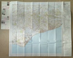 Ordnance Survey Landranger Map 199:Eastbourne, Hastings & surrounding area, 1983
