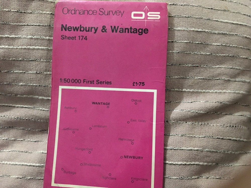 newbury & wantage sheet 174 otdnance survey