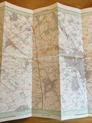 1990 Ordnance Survey Pathfinder Map 1095 TL 01/11 Harpenden (incl Redbourn )