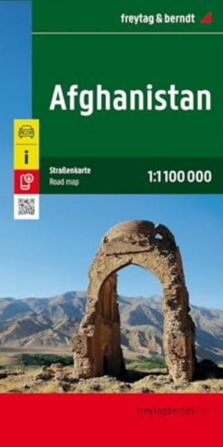 Afghanistan Road Map 1:1,100,000 by Freytag-Berndt (Sheet map, folded)
