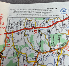 Michelin Map, No 203, ALLEMAGNE – GERMANY 1963 1:200 000