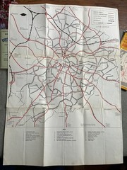 Vintage Maps Bundle x 3 Birmingham England Motorists / Cyclists, AA, Local City
