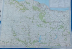 Exmoor Ordnance Survey Outdoor Leisure 9, 4cm- 1km 2.5in to 1 mile DOUBLE SIDED