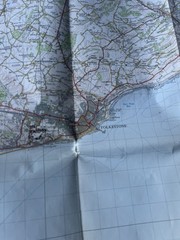 EAST KENT No 173 1959 Seventh Series Ordnance Survey One Inch Map Paper l