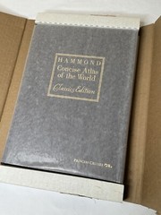 Vintage Hammond Concise Atlas of the World Leather Classics Princess Cruises NEW